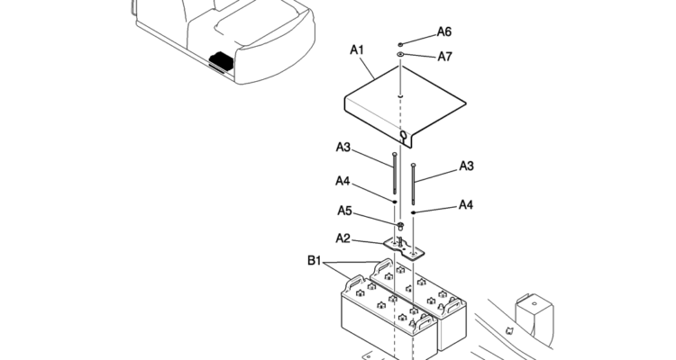 280-01-1 BATTERY ASSY-Kobelco SK200-8 SK210LC-8 SK210D-8 Excavator Parts Number Electronic Catalog EPC Manuals
