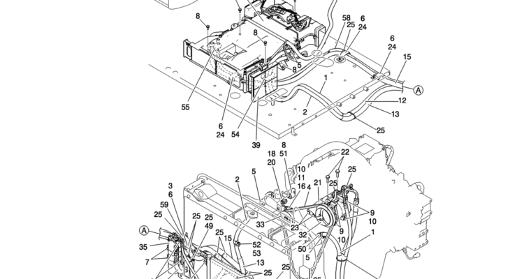 283-01-1 CONDITIONER ASSY, AIR-Kobelco SK200-8 SK210LC-8 SK210D-8 Excavator Parts Number Electronic Catalog EPC Manuals