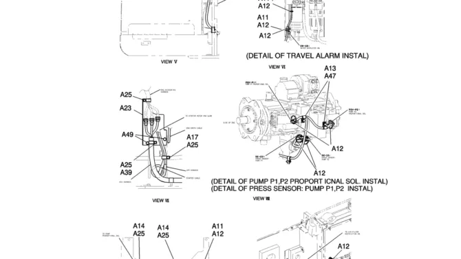 310-01A-3 HARNESS ASSY, UPP-Kobelco SK200-8 SK210LC-8 SK210D-8 Excavator Parts Number Electronic Catalog EPC Manuals
