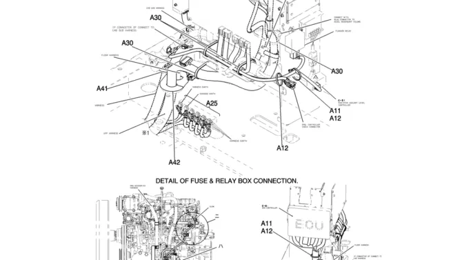 310-01A-4 HARNESS ASSY, UPP-Kobelco SK200-8 SK210LC-8 SK210D-8 Excavator Parts Number Electronic Catalog EPC Manuals