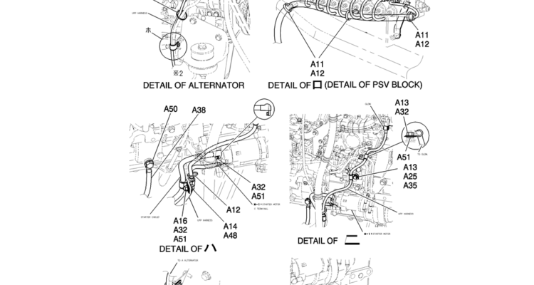 310-01A-5 HARNESS ASSY, UPP-Kobelco SK200-8 SK210LC-8 SK210D-8 Excavator Parts Number Electronic Catalog EPC Manuals