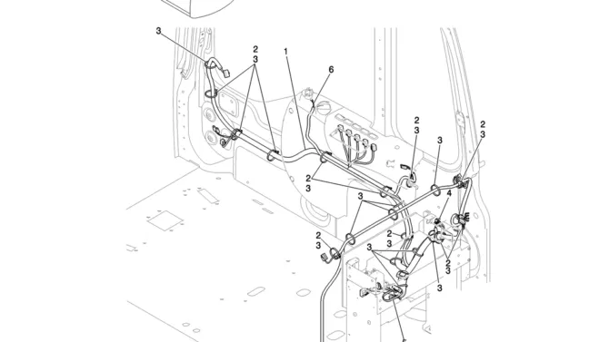 315-01-1 HARNESS ASSY, CAB-Kobelco SK200-8 SK210LC-8 SK210D-8 Excavator Parts Number Electronic Catalog EPC Manuals