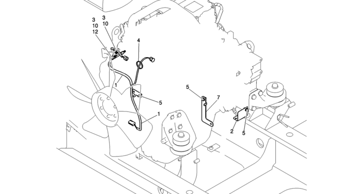 325-01-1 HARNESS ASSY, ENGINE-Kobelco SK200-8 SK210LC-8 SK210D-8 Excavator Parts Number Electronic Catalog EPC Manuals