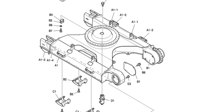 330-02A-1 LOW GROUP (HD)-Kobelco SK200-8 SK210LC-8 SK210D-8 Excavator Parts Number Electronic Catalog EPC Manuals