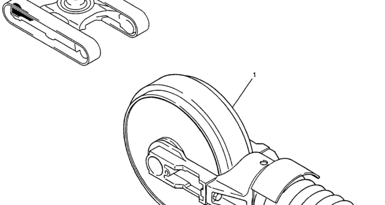 346 01 1 IDLER ASSY, CRAWLER