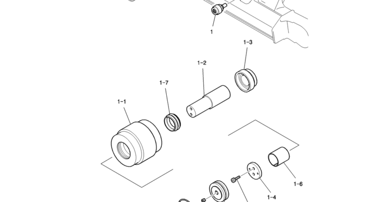 374-01-1 ROLLER ASSY, UPP-Kobelco SK200-8 SK210LC-8 SK210D-8 Excavator Parts Number Electronic Catalog EPC Manuals