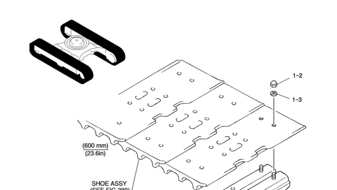 394-01-1 SHOE ASSY-Kobelco SK200-8 SK210LC-8 SK210D-8 Excavator Parts Number Electronic Catalog EPC Manuals