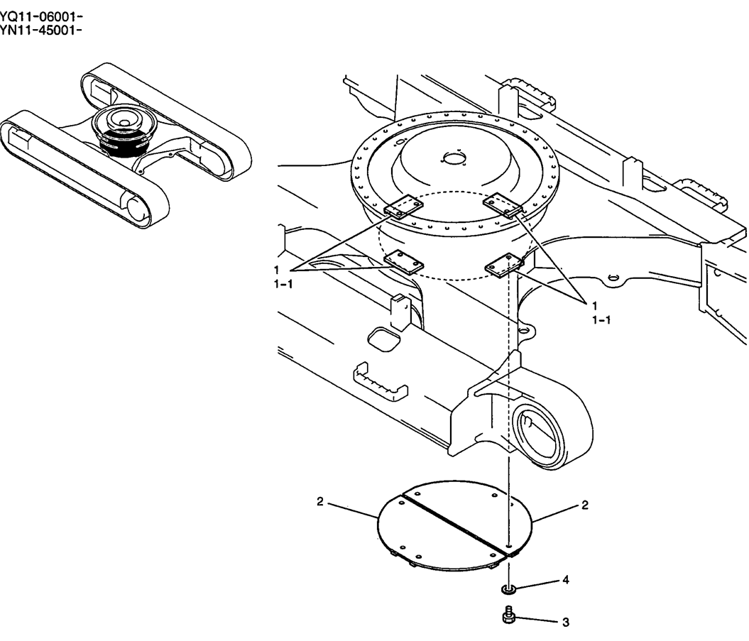 410-02-1 COVER ASSY, UNDER [HD (DISMANTLE)]-Kobelco SK200-8 SK210LC-8 SK210D-8 Excavator Parts Number Electronic Catalog EPC Manuals