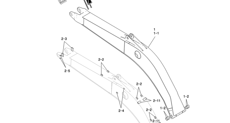 455 02 1 BOOM ASSY, (HD)