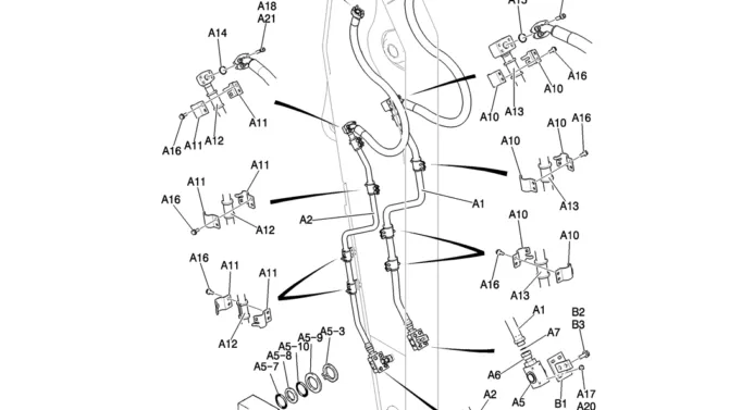 615-62A-1 HYD LINES, ARM 3. 5M (BREAKER)-Kobelco SK200-8 SK210LC-8 SK210D-8 Excavator Parts Number Electronic Catalog EPC Manuals615-62A-1 HYD LINES, ARM 3. 5M (BREAKER)-Kobelco SK200-8 SK210LC-8 SK210D-8 Excavator Parts Number Electronic Catalog EPC Manuals