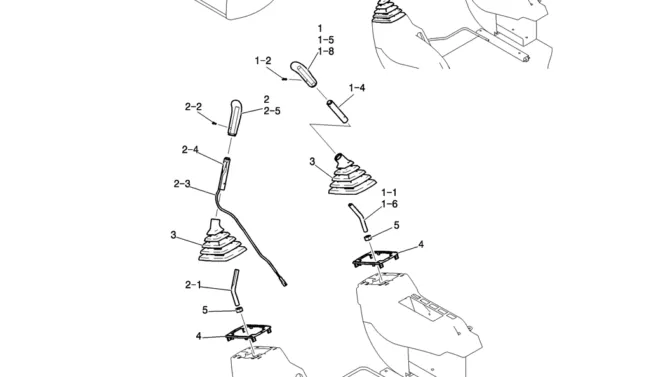 728-01-1 CONTROLS, OPERATORS (LONG RANGE)-Kobelco SK200-8 SK210LC-8 SK210D-8 Excavator Parts Number Electronic Catalog EPC Manuals