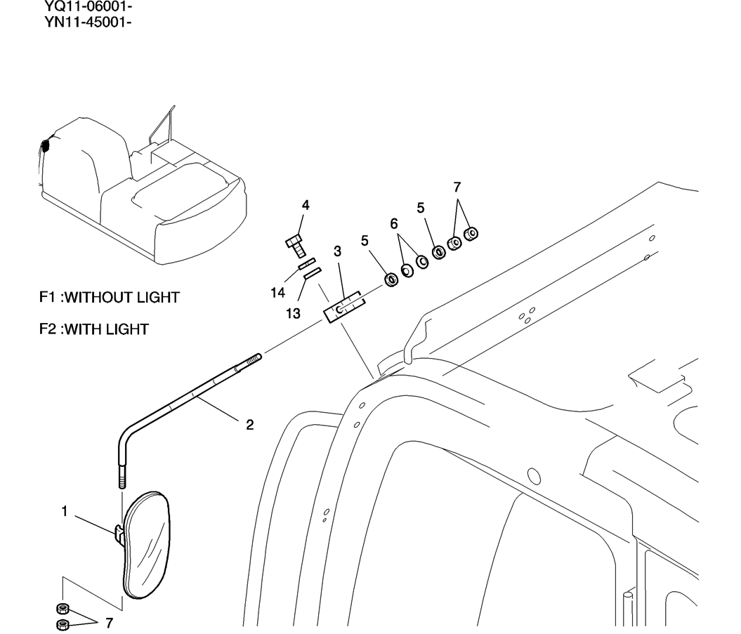 738-01-1 MIRROR INSTAL-Kobelco SK200-8 SK210LC-8 SK210D-8 Excavator Parts Number Electronic Catalog EPC Manuals