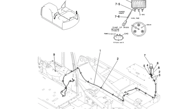 779-02-1 HARNESS ASSY, UPP-Kobelco SK200-8 SK210LC-8 SK210D-8 Excavator Parts Number Electronic Catalog EPC Manuals