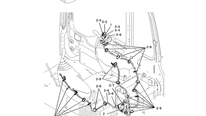 813-01-1 HARNESS ASSY, CAB (STD KEY 5 EQUIVALENT)-Kobelco SK200-8 SK210LC-8 SK210D-8 Excavator Parts Number Electronic Catalog EPC Manuals
