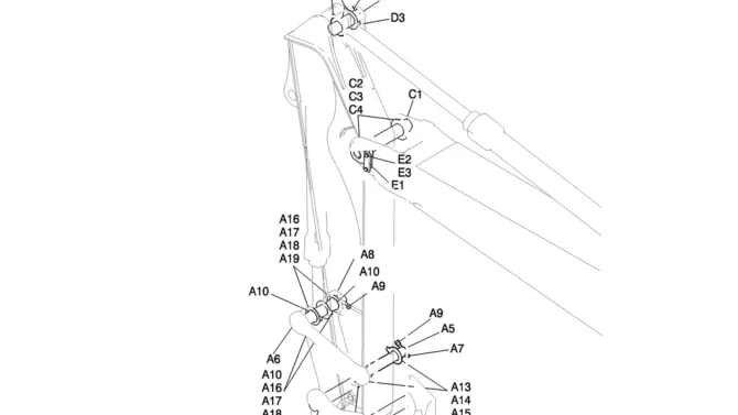 860-01-2 ARM GROUP, SHORT 2.4M (7FT 11IN)-Kobelco SK200-8 SK210LC-8 SK210D-8 Excavator Parts Number Electronic Catalog EPC Manuals