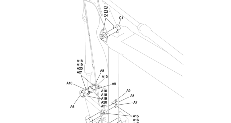 860-02-2 ARM GROUP, SHORT 2.4M (7FT 11IN) (HD)-Kobelco SK200-8 SK210LC-8 SK210D-8 Excavator Parts Number Electronic Catalog EPC Manuals