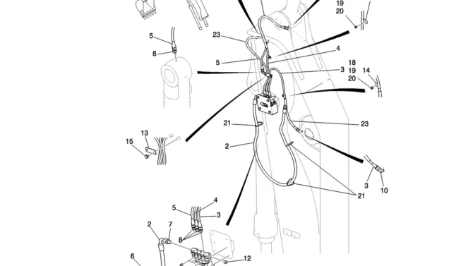 860-86-1 ARM GROUP 2.4M (7FT 11IN) (AUTO GREASTER)-Kobelco SK200-8 SK210LC-8 SK210D-8 Excavator Parts Number Electronic Catalog EPC Manuals