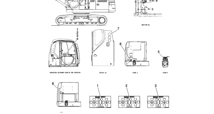 964-01-1 NAME PLATE INSTAL-Kobelco SK200-8 SK210LC-8 SK210D-8 Excavator Parts Number Electronic Catalog EPC Manuals