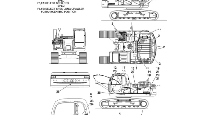 968-01-1 NAME PLATE INSTAL-Kobelco SK200-8 SK210LC-8 SK210D-8 Excavator Parts Number Electronic Catalog EPC Manuals