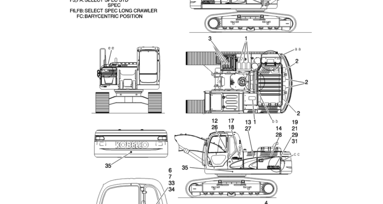 968-01-1 NAME PLATE INSTAL-Kobelco SK200-8 SK210LC-8 SK210D-8 Excavator Parts Number Electronic Catalog EPC Manuals