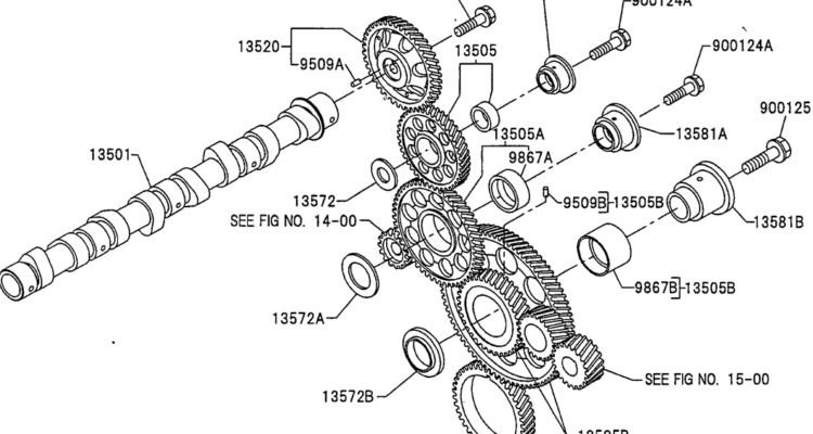 ENG-04-1 CAMSHAFT AND IDLE GEAR-Kobelco SK200-8 SK210LC-8 SK210D-8 Excavator Parts Number Electronic Catalog EPC Manuals