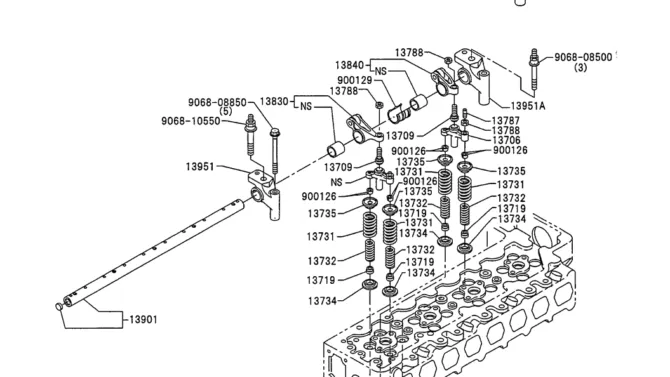 ENG-05-1 VALVE SYSTEM HINO J05E ENGINE-Kobelco SK200-8 SK210LC-8 SK210D-8 Excavator Parts Number Electronic Catalog EPC Manuals