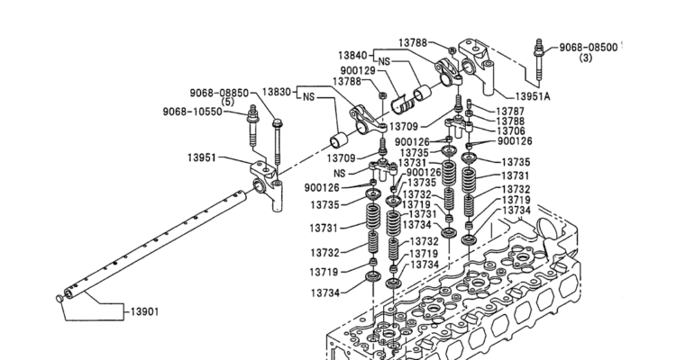 ENG-05-1 VALVE SYSTEM HINO J05E ENGINE-Kobelco SK200-8 SK210LC-8 SK210D-8 Excavator Parts Number Electronic Catalog EPC Manuals