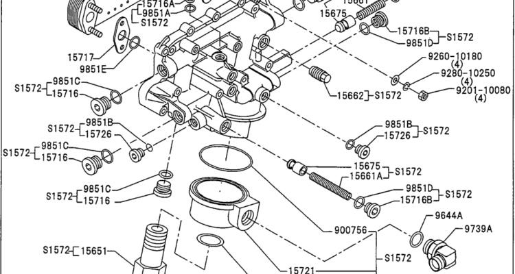 ENG 09 1 OIL COOLER HINO J05E ENGINE