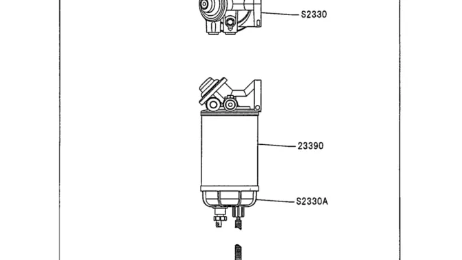 ENG-11-1 FUEL FILTER HINO J05E ENGINE-Kobelco SK200-8 SK210LC-8 SK210D-8 Excavator Parts Number Electronic Catalog EPC Manuals