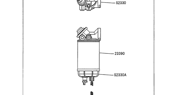 ENG-11-1 FUEL FILTER HINO J05E ENGINE-Kobelco SK200-8 SK210LC-8 SK210D-8 Excavator Parts Number Electronic Catalog EPC Manuals