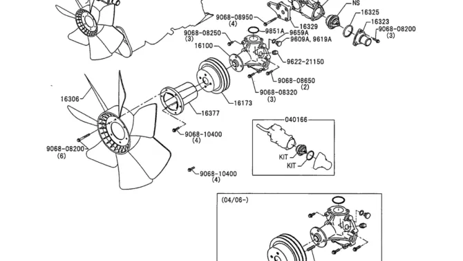 ENG-12-1 COOLING SYSTEM HINO J05E ENGINE-Kobelco SK200-8 SK210LC-8 SK210D-8 Excavator Parts Number Electronic Catalog EPC Manuals