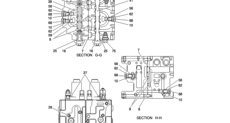 HC001-01-5 VALVE ASSY, CONTROL-Kobelco SK200-8 SK210LC-8 SK210D-8 Excavator Parts Number Electronic Catalog EPC Manuals