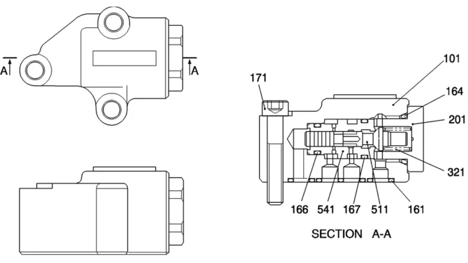 HC025-01-1 VALVE ASSY, LOCK-Kobelco SK200-8 SK210LC-8 SK210D-8 Excavator Parts Number Electronic Catalog EPC Manuals
