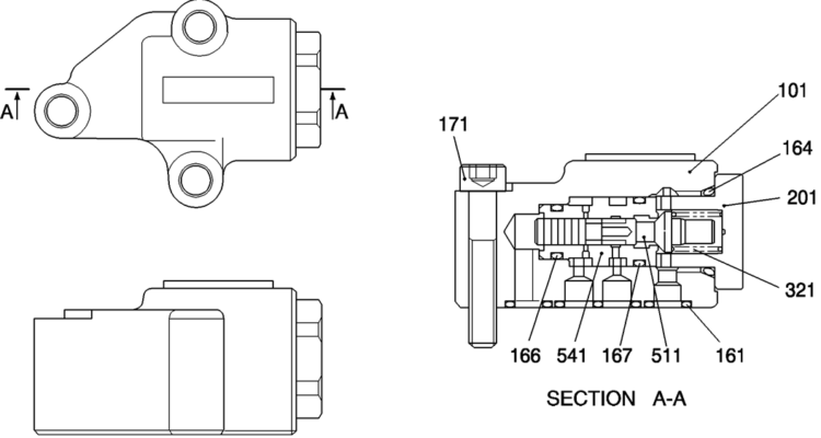 HC025-01-1 VALVE ASSY, LOCK-Kobelco SK200-8 SK210LC-8 SK210D-8 Excavator Parts Number Electronic Catalog EPC Manuals