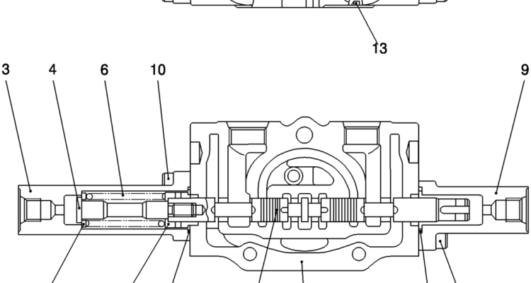 HC121-01-1 SECTION ASSY, SPOOL-Kobelco SK200-8 SK210LC-8 SK210D-8 Excavator Parts Number Electronic Catalog EPC Manuals