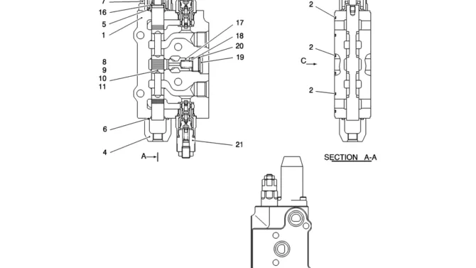 HC128-01-1 VALVE ASSY, CONTROL-Kobelco SK200-8 SK210LC-8 SK210D-8 Excavator Parts Number Electronic Catalog EPC Manuals