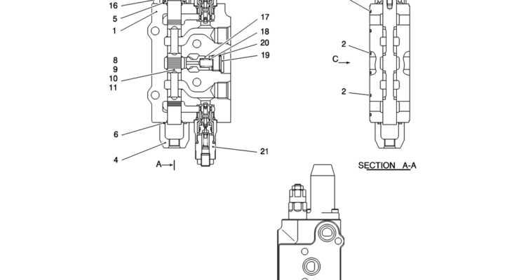 HC128-01-1 VALVE ASSY, CONTROL-Kobelco SK200-8 SK210LC-8 SK210D-8 Excavator Parts Number Electronic Catalog EPC Manuals