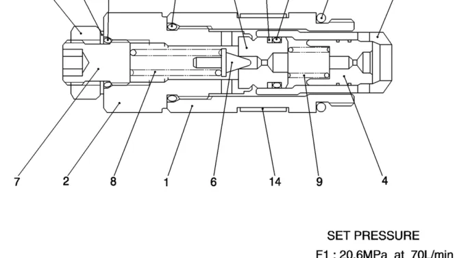 HC181-01-1 VALVE ASSY, RELIEF-Kobelco SK200-8 SK210LC-8 SK210D-8 Excavator Parts Number Electronic Catalog EPC Manuals
