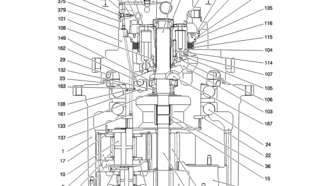 HC370-01-1(1) MOTOR ASSY (PROPELLING)-Kobelco SK200-8 SK210LC-8 SK210D-8 Excavator Parts Number Electronic Catalog EPC Manuals