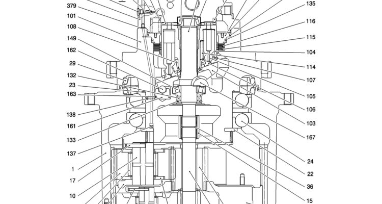 HC370 01 1(1) MOTOR ASSY (PROPELLING)