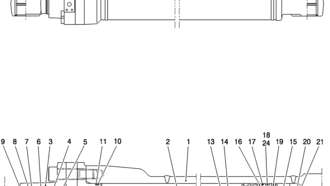HC600-01-1 CYLINDER ASSY, BOOM-Kobelco SK200-8 SK210LC-8 SK210D-8 Excavator Parts Number Electronic Catalog EPC Manuals