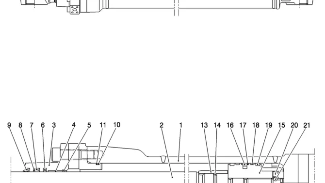HC651-01-1 CYLINDER ASSY, ARM-Kobelco SK200-8 SK210LC-8 SK210D-8 Excavator Parts Number Electronic Catalog EPC Manuals