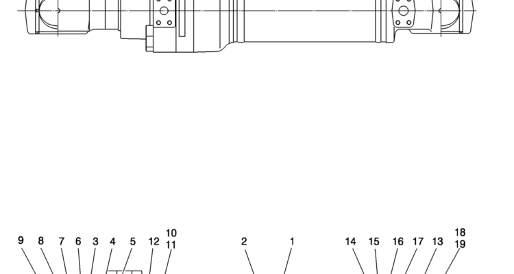 HC782 50 1 CYLINDER ASSY (CLAMP ARM)