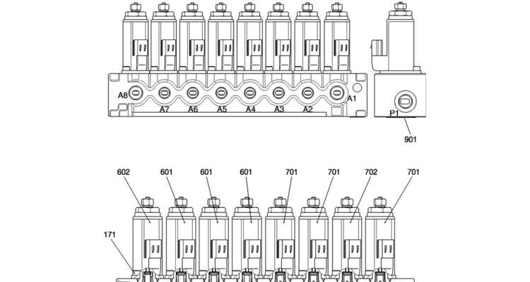 HC850-01-1 VALVE ASSY, SOLENOID-Kobelco SK200-8 SK210LC-8 SK210D-8 Excavator Parts Number Electronic Catalog EPC Manuals