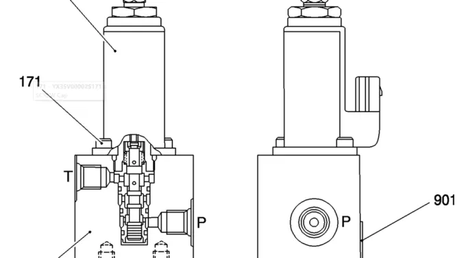HC860-01-1 VALVE ASSY SOLENOID-Kobelco SK200-8 SK210LC-8 SK210D-8 Excavator Parts Number Electronic Catalog EPC Manuals