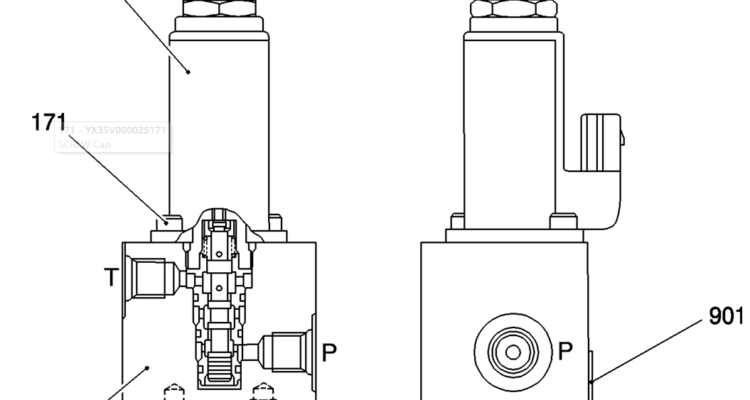 HC860-01-1 VALVE ASSY SOLENOID-Kobelco SK200-8 SK210LC-8 SK210D-8 Excavator Parts Number Electronic Catalog EPC Manuals