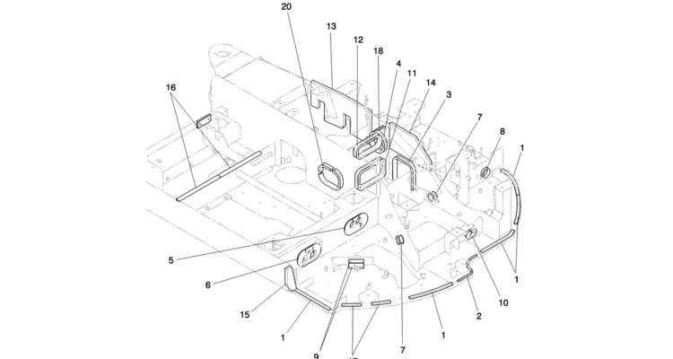 01-002(01) FRAME GROUP, UPPER-Kobelco SK80MSR SK80CS-2 SK80CS-1E SK80 Excavator Parts Number Electronic Catalog EPC Manuals