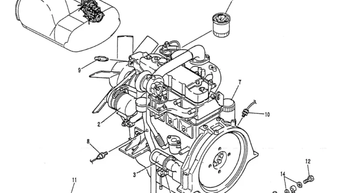 01-004 ENGINE ASSY-Kobelco SK120LC-5 SK120-V SK120LC-3 Excavator Parts Number Electronic Catalog EPC Manuals