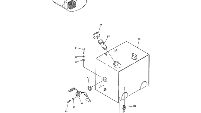 01-014 TANK ASSY, FUEL (PN-YW20P00023F3)-Kobelco SK120LC-5 SK120-V SK120LC-3 Excavator Parts Number Electronic Catalog EPC Manuals