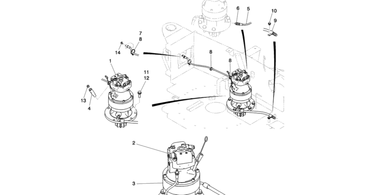 01 016(01) SWING MOTOR INSTALLATION Kobelco SK80MSR SK80CS 2 SK80CS 1E SK80 Excavator Parts Number Electronic Catalog EPC Manuals